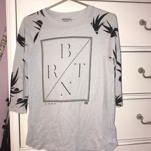 BURTON 3/4 sleeve top